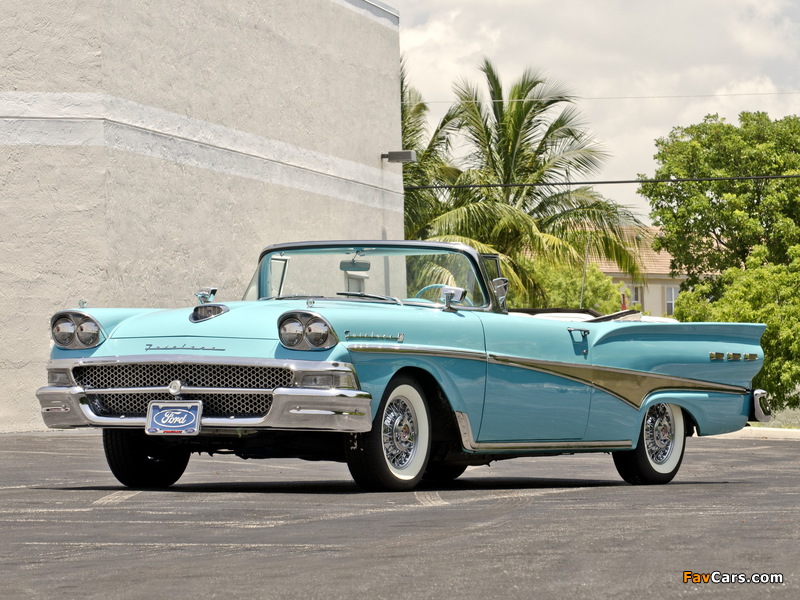 Images of Ford Fairlane 500 Sunliner 1958 (800 x 600)