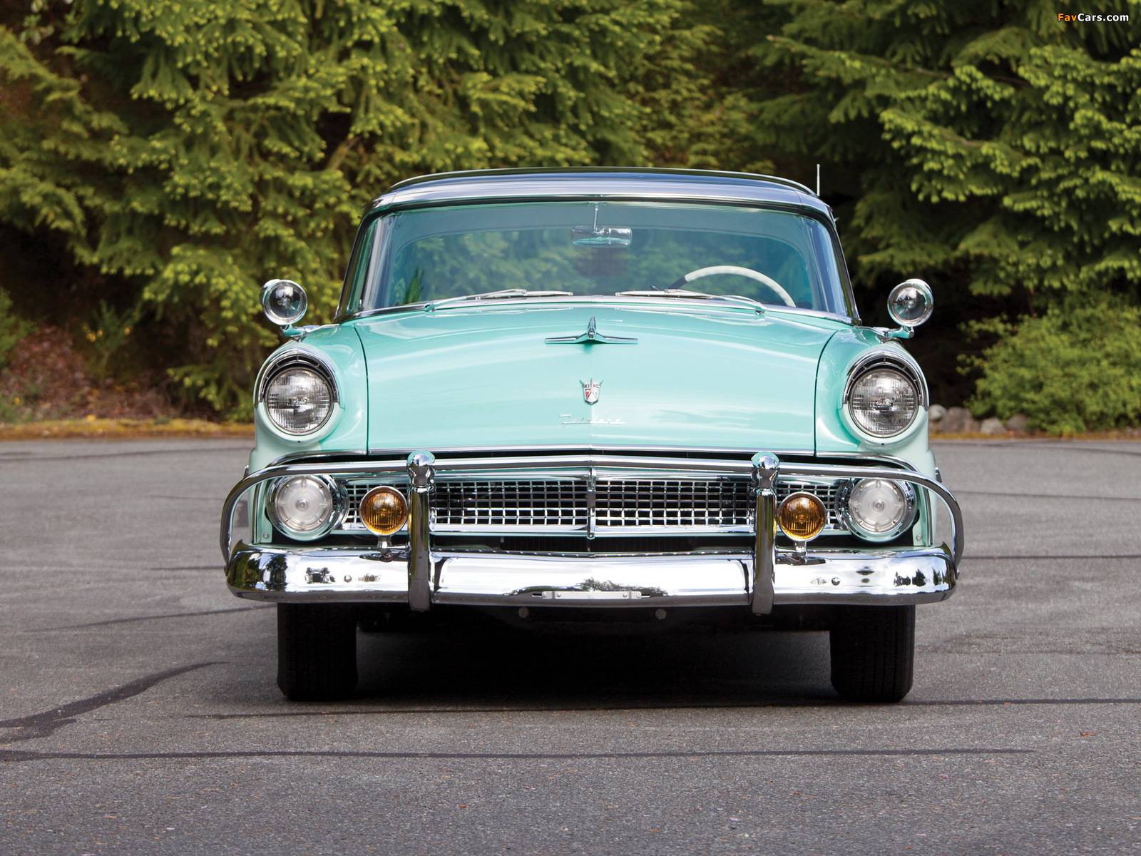 Photos of Ford Fairlane Crown Victoria Skyliner (64B) 1955 (1600 x 1200)