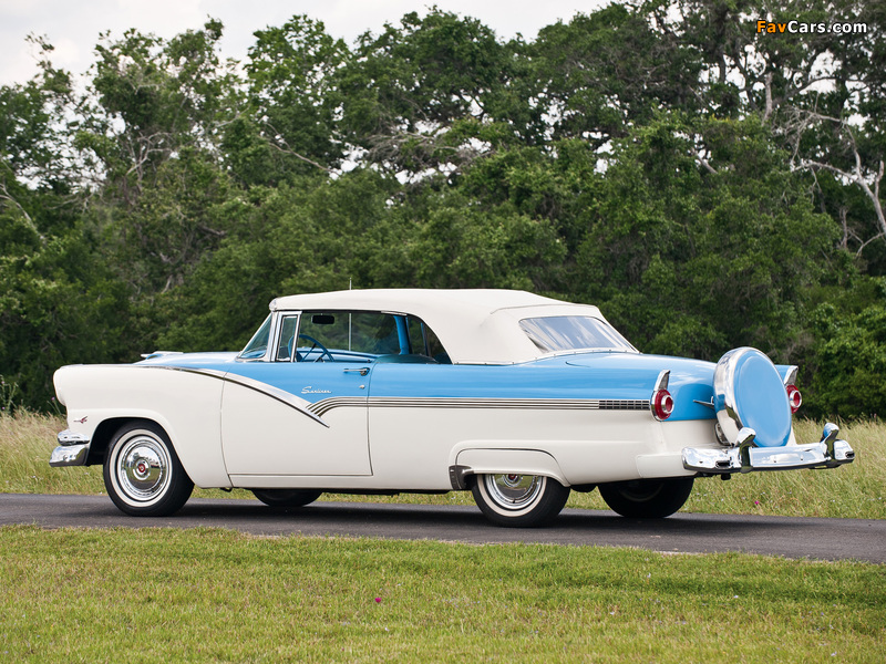 Photos of Ford Fairlane Sunliner Convertible 1956 (800 x 600)