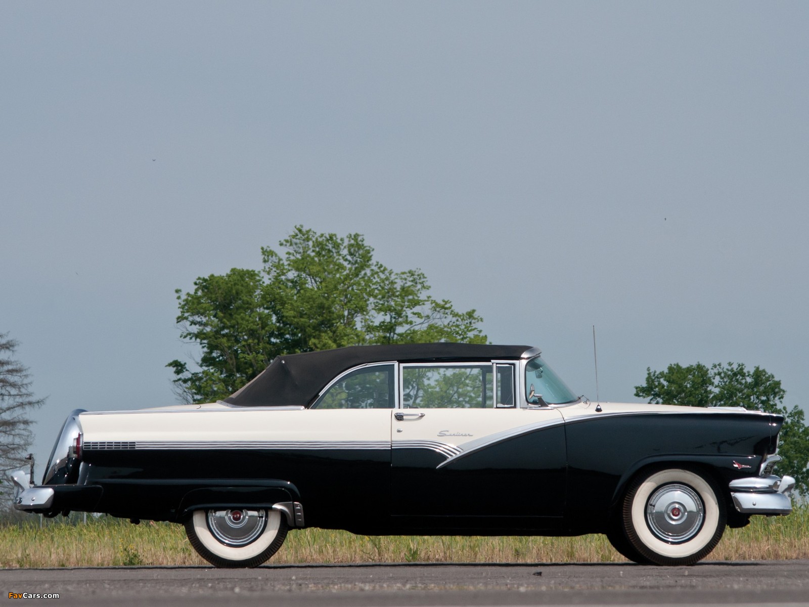 Photos of Ford Fairlane Sunliner Convertible 1956 (1600 x 1200)
