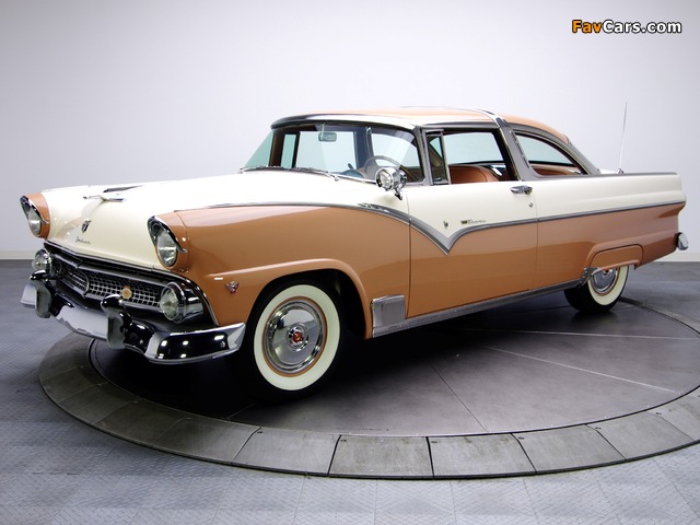 Pictures of Ford Fairlane Crown Victoria Coupe (64A) 1955 (640 x 480)