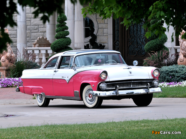 Pictures of Ford Fairlane Crown Victoria Skyliner (64B) 1955 (640 x 480)