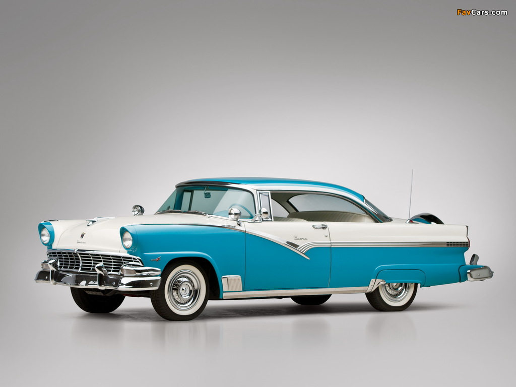 Pictures of Ford Fairlane Victoria Hardtop Coupe (64C) 1956 (1024 x 768)