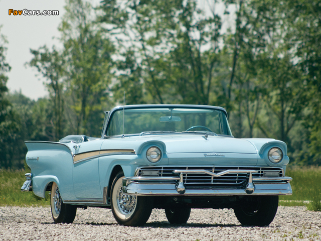 Pictures of Ford Fairlane 500 Sunliner 1957 (640 x 480)