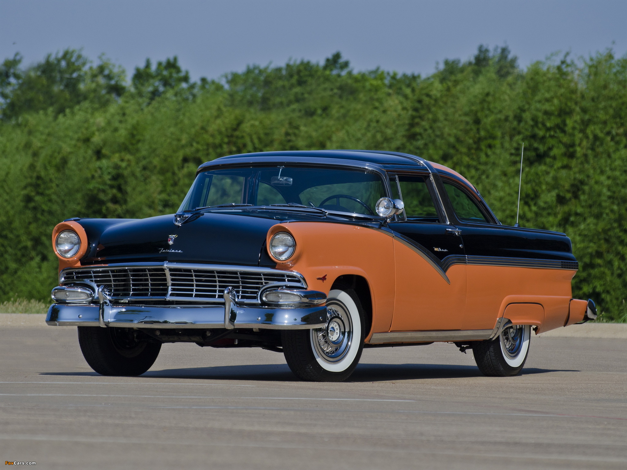 Ford Fairlane Crown Victoria Coupe (64A) 1956 wallpapers (2048 x 1536)