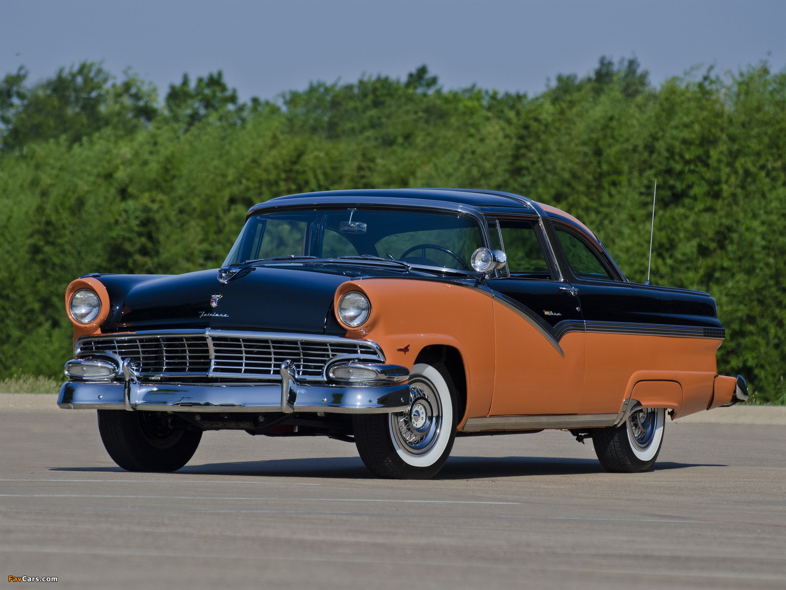 Ford Fairlane Crown Victoria Coupe (64A) 1956 wallpapers (1600 x 1200)