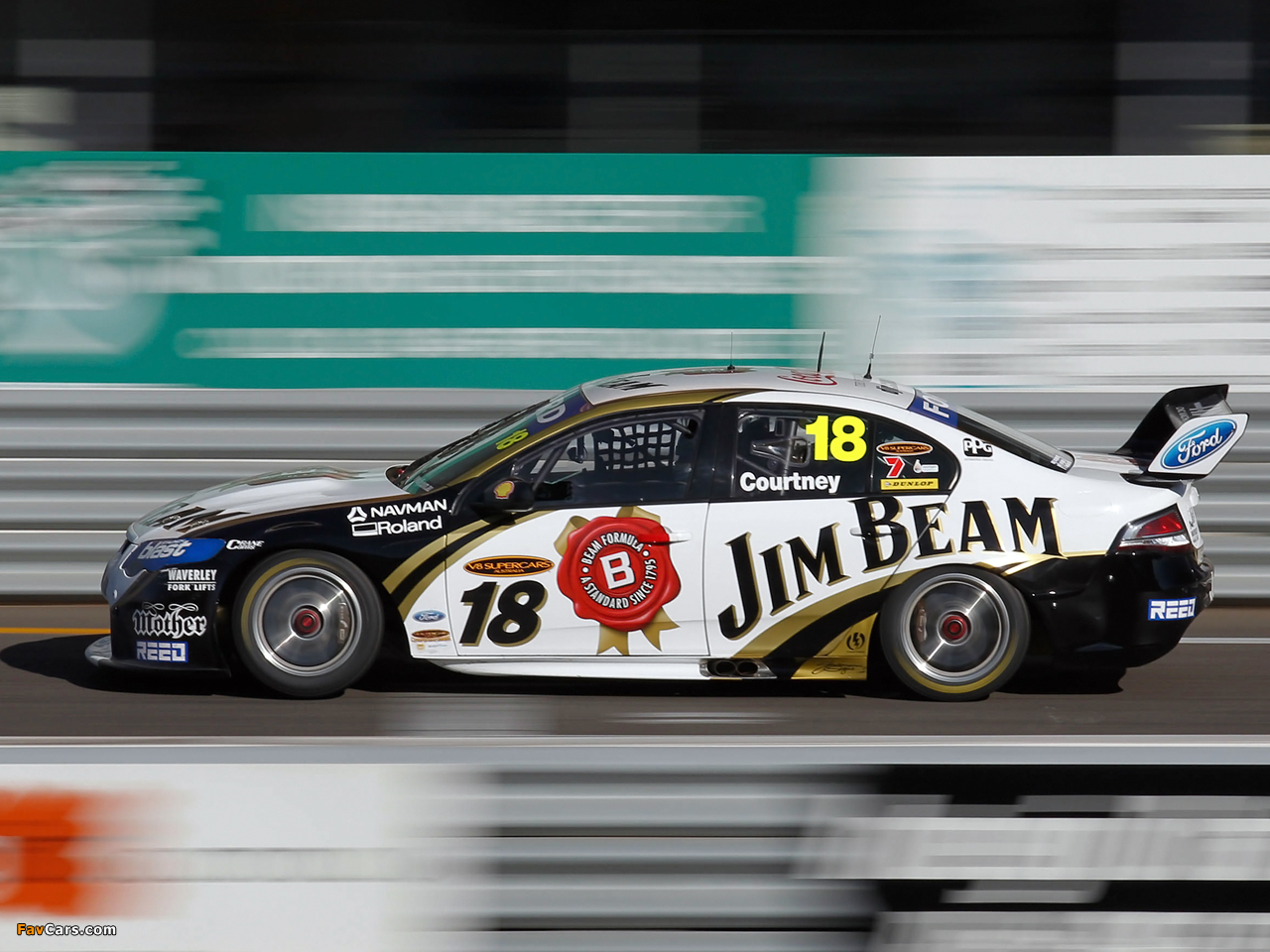 Pictures of Jim Beam Racing DJR Ford Falcon (FG) 2009 (1280 x 960)