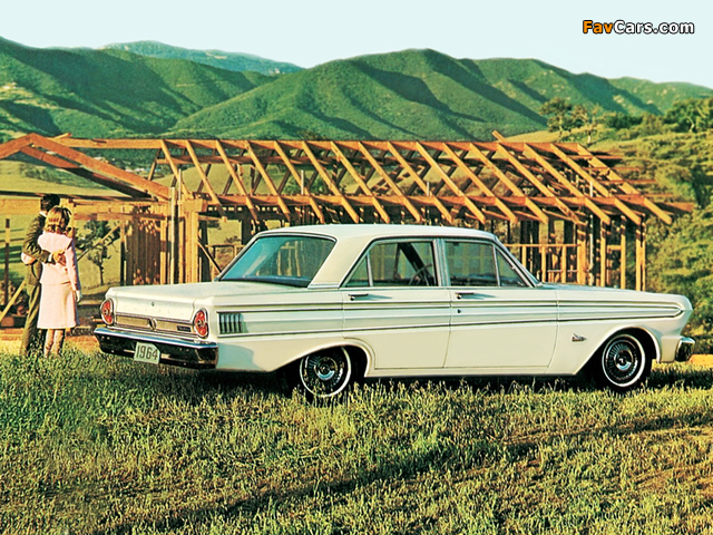 Ford Falcon Futura 4-door Sedan 1964 wallpapers (640 x 480)