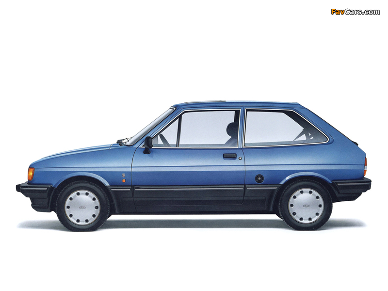 Ford Fiesta Ghia 1983–89 wallpapers (800 x 600)