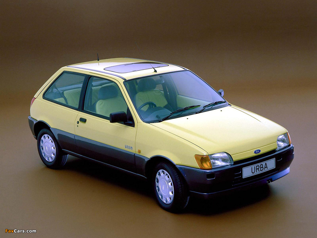 Ford Fiesta Urba Concept 1989 wallpapers (1024 x 768)