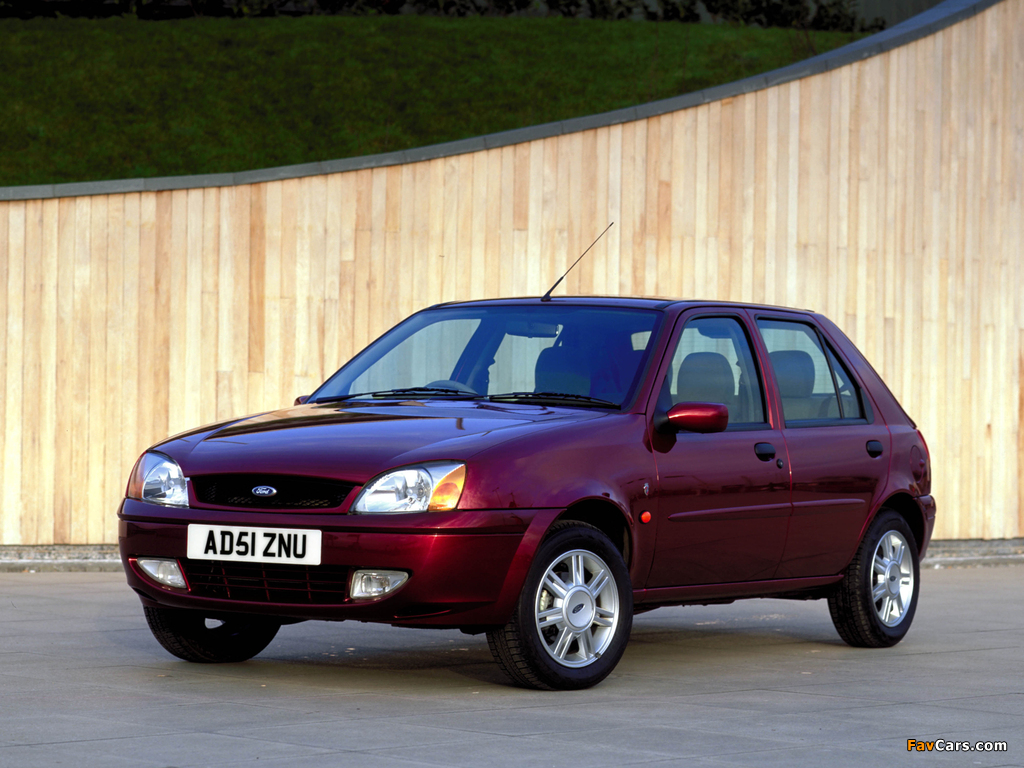 Ford Fiesta 5-door UK-spec 1999–2002 photos (1024 x 768)