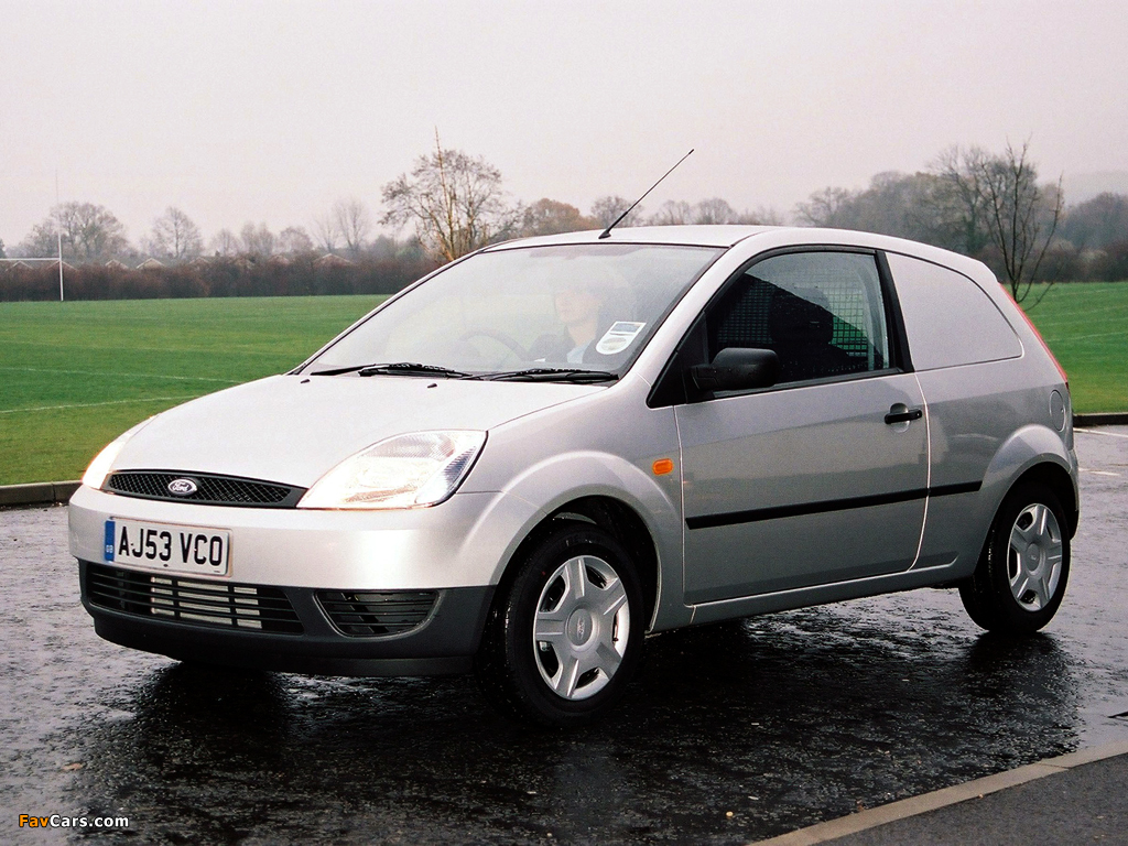 Ford Fiesta Van UK-spec 2002–05 images (1024 x 768)