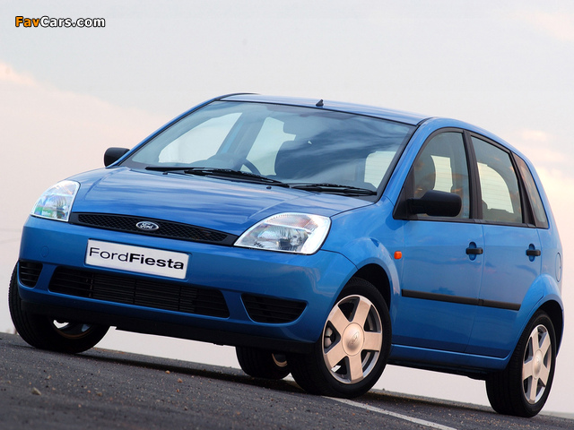 Ford Fiesta 5-door ZA-spec 2002–05 images (640 x 480)