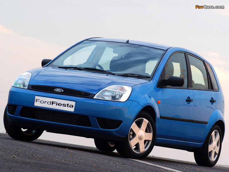 Ford Fiesta 5-door ZA-spec 2002–05 images (800 x 600)