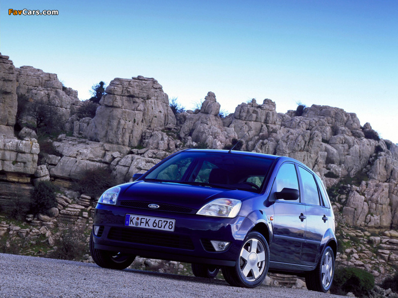 Ford Fiesta 5-door 2002–05 images (800 x 600)