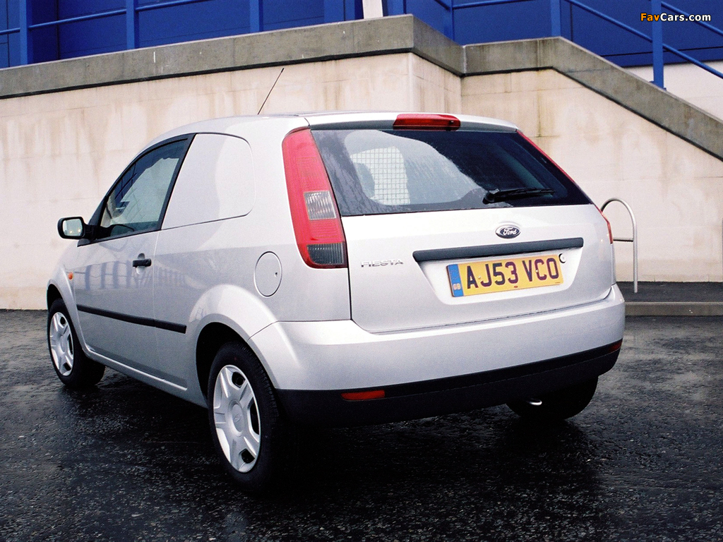Ford Fiesta Van UK-spec 2002–05 photos (1024 x 768)