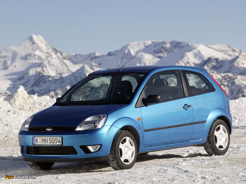 Ford Fiesta 3-door 2002–05 photos (800 x 600)