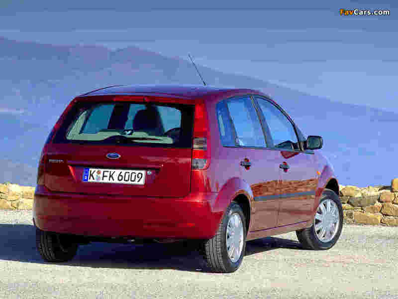 Ford Fiesta 5-door 2002–05 pictures (800 x 600)