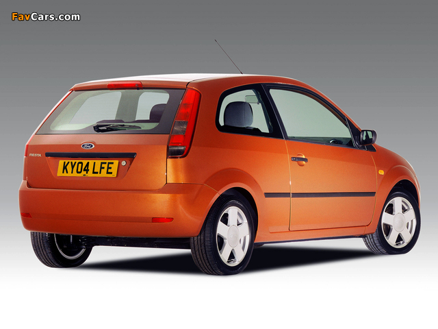 Ford Fiesta 3-door 2002–05 wallpapers (640 x 480)