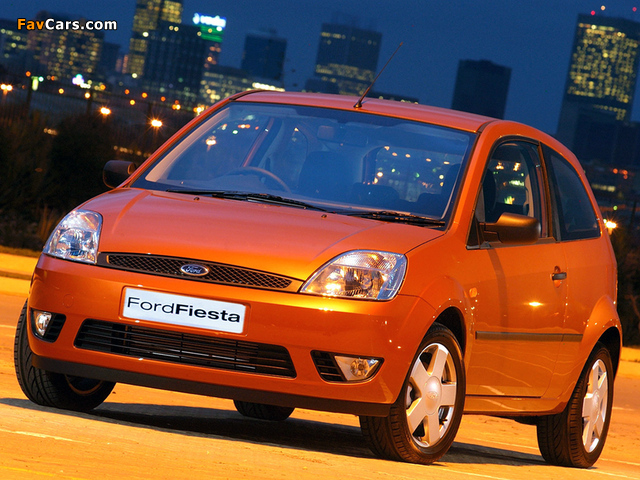 Ford Fiesta 3-door ZA-spec 2002–05 wallpapers (640 x 480)