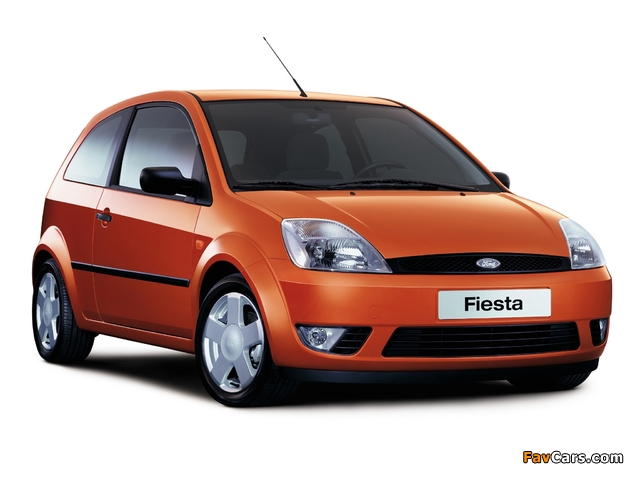 Ford Fiesta 3-door 2002–05 wallpapers (640 x 480)