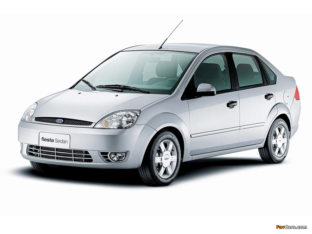Ford Fiesta Sedan 2004–07 pictures (1024 x 768)