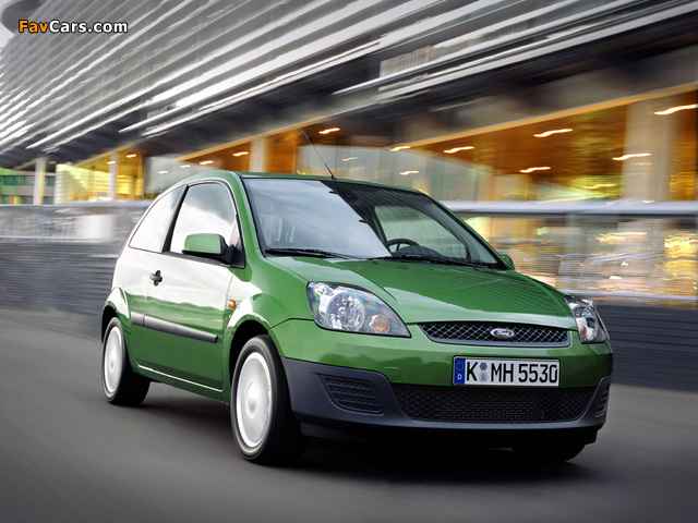 Ford Fiesta 3-door 2005–08 pictures (640 x 480)