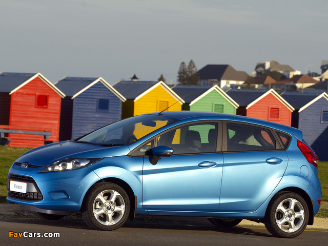 Ford Fiesta 5-door ZA-spec 2008–13 images (640 x 480)