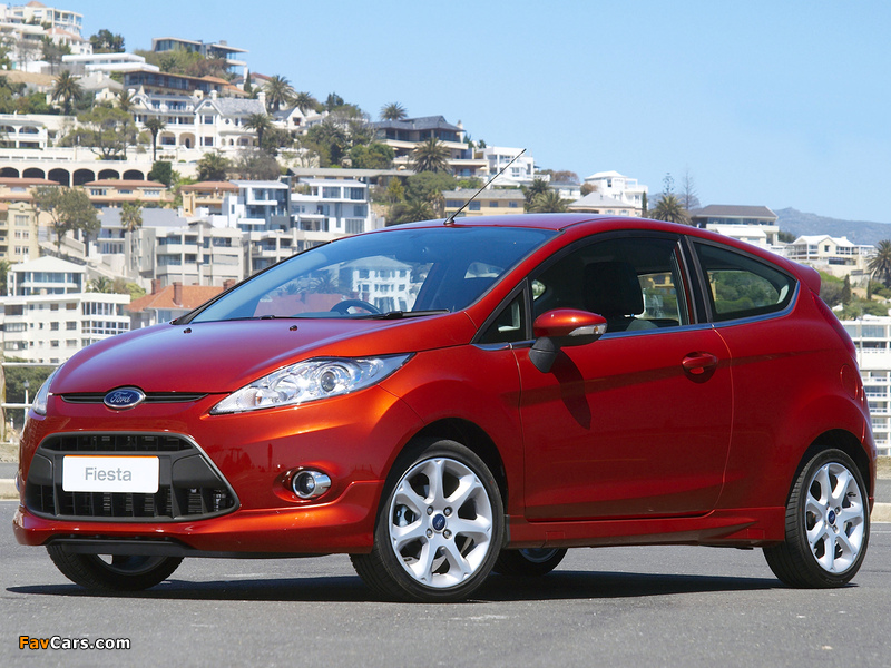 Ford Fiesta 3-door ZA-spec 2008–13 pictures (800 x 600)