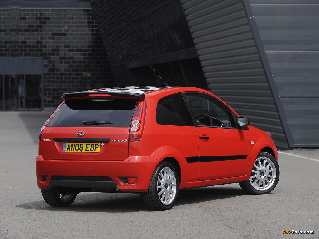 Ford Fiesta Zetec S Red 2008 pictures (1024 x 768)