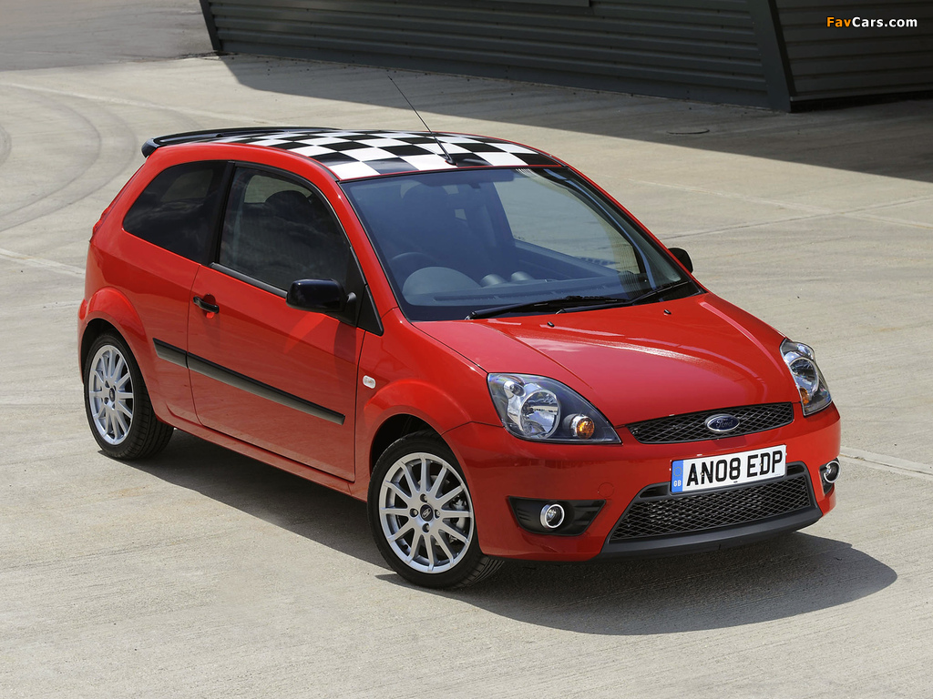 Ford Fiesta Zetec S Red 2008 wallpapers (1024 x 768)