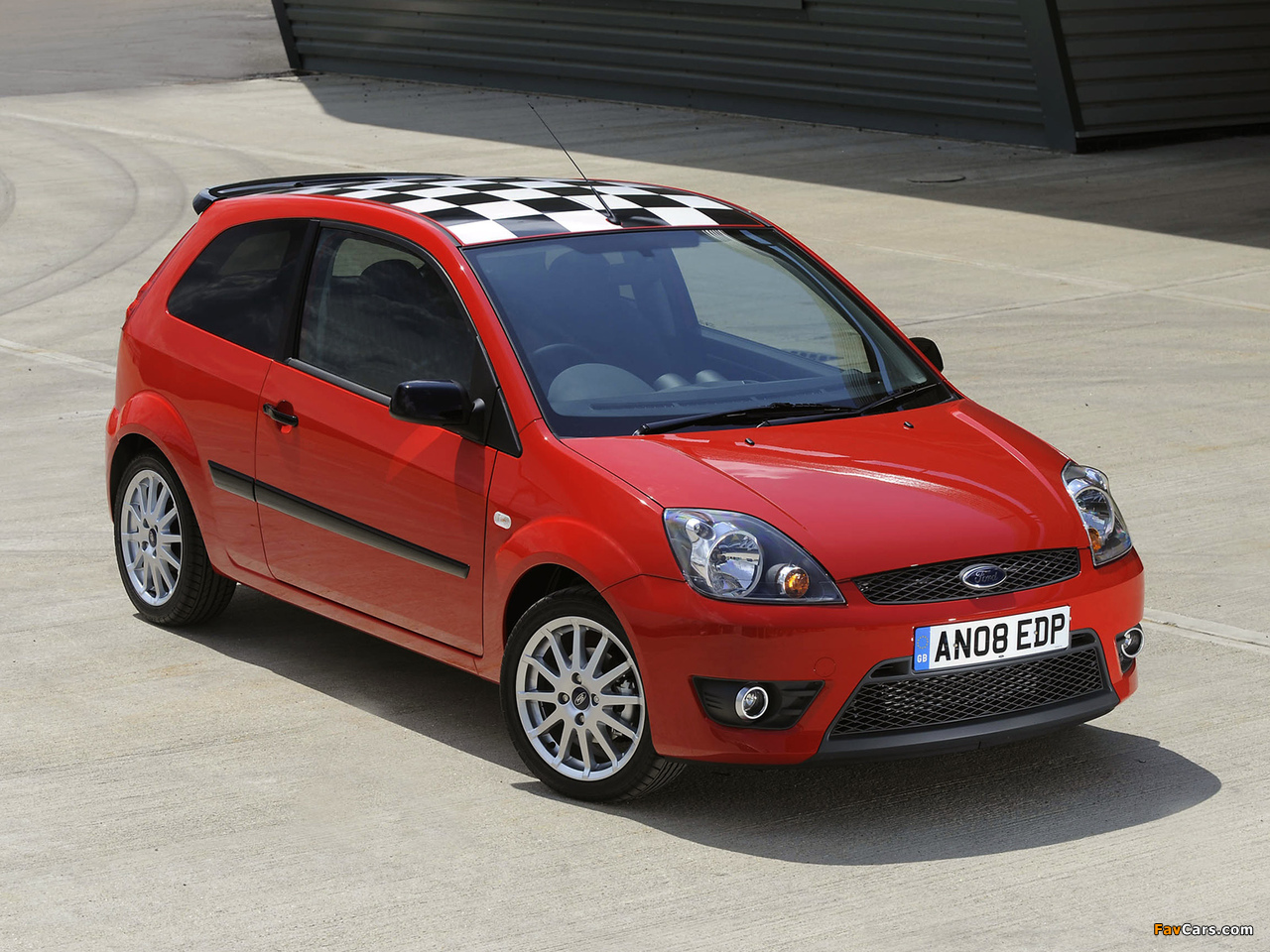 Ford Fiesta Zetec S Red 2008 wallpapers (1280 x 960)