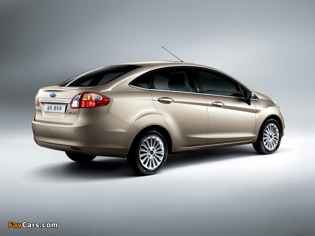 Ford Fiesta Sedan CN-spec 2009–12 pictures (640 x 480)