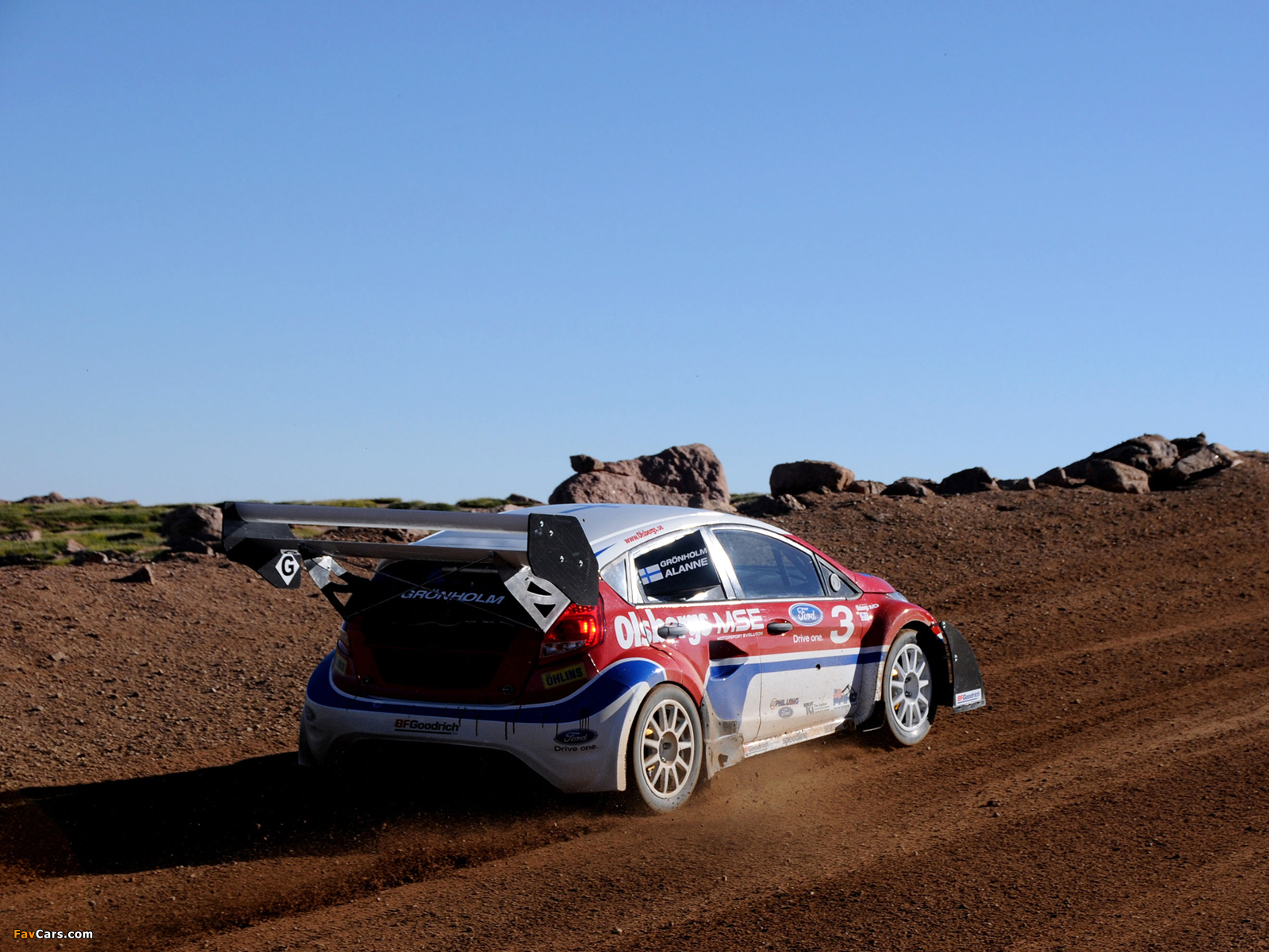 Ford Fiesta Rallycross Pikes Peak 2009 wallpapers (1600 x 1200)