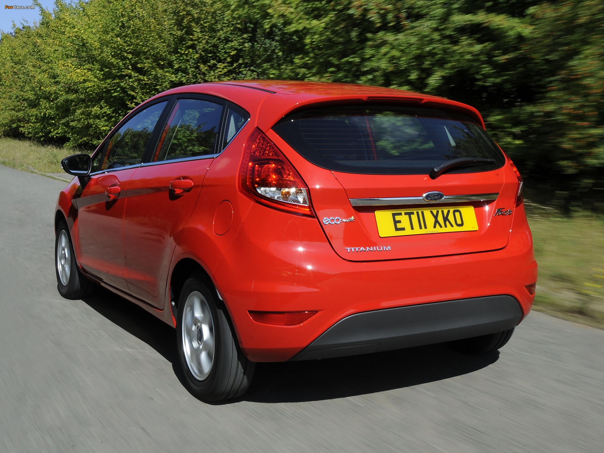 Ford Fiesta 5-door ECOnetic UK-spec 2011 photos (2048 x 1536)