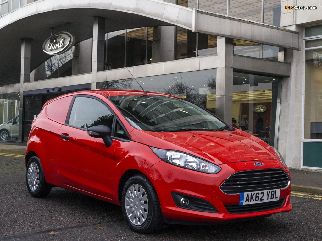 Ford Fiesta Van UK-spec 2012 pictures (1024 x 768)