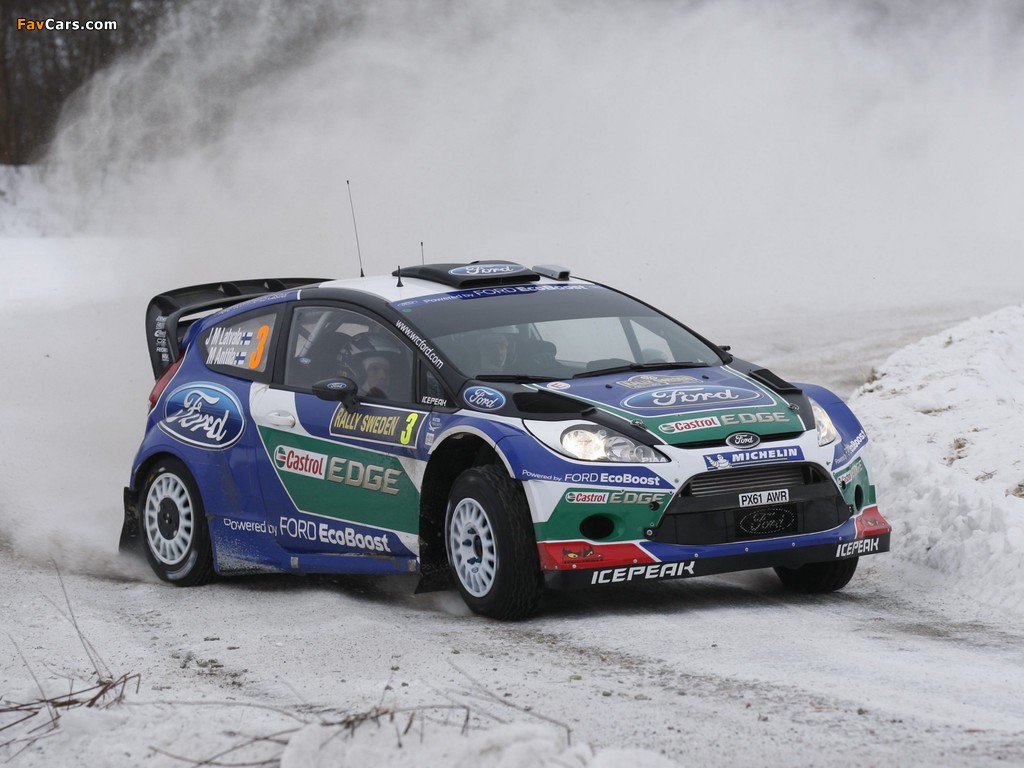 Ford Fiesta RS WRC 2012 wallpapers (1024 x 768)