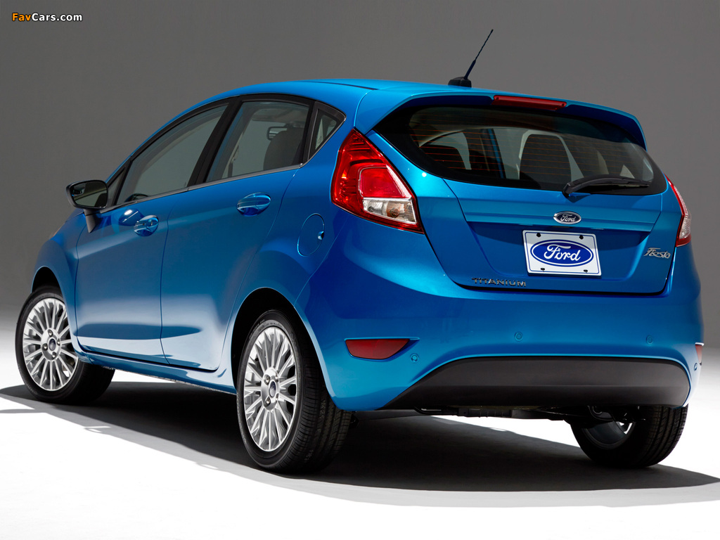 Ford Fiesta Hatchback US-spec 2013 wallpapers (1024 x 768)