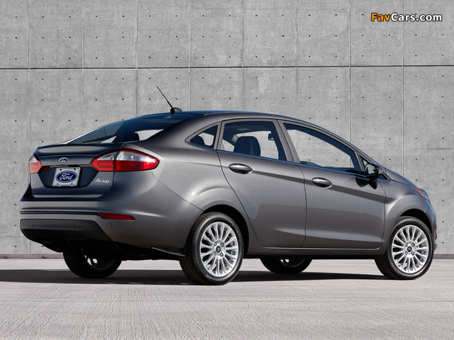 Ford Fiesta Sedan US-spec 2013 wallpapers (640 x 480)