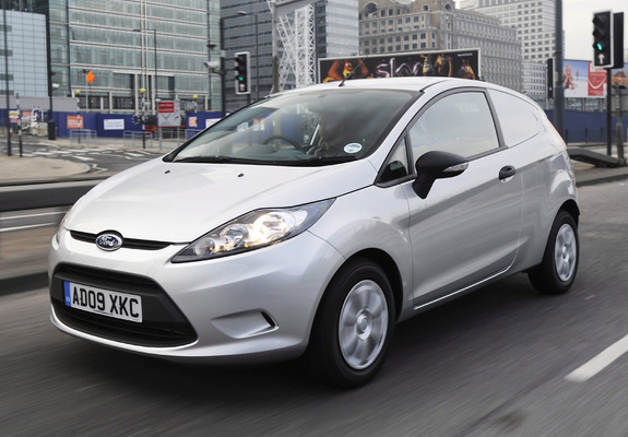 Images of Ford Fiesta Van UK-spec 2008–12