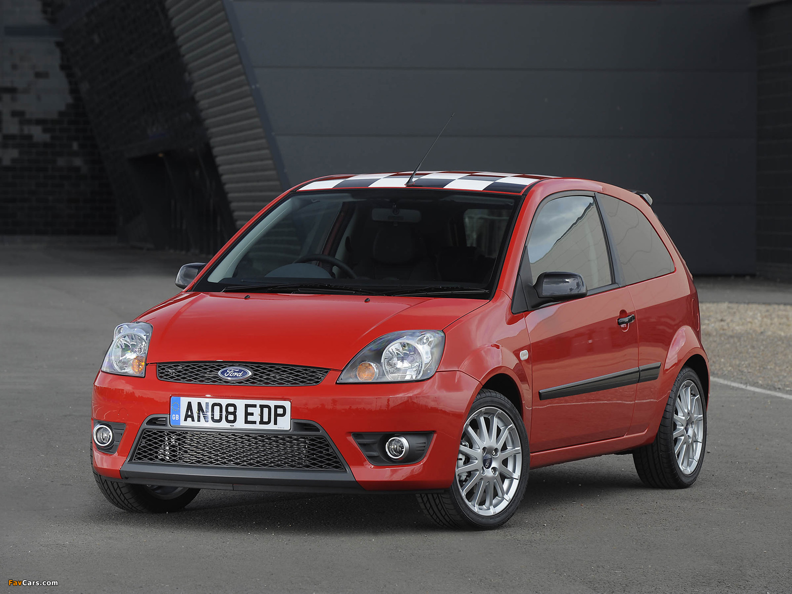 Images of Ford Fiesta Zetec S Red 2008 (1600 x 1200)