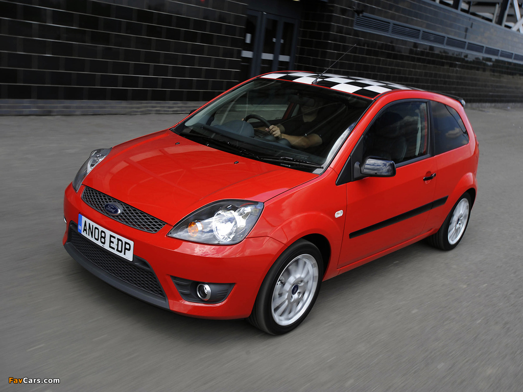 Images of Ford Fiesta Zetec S Red 2008 (1024 x 768)