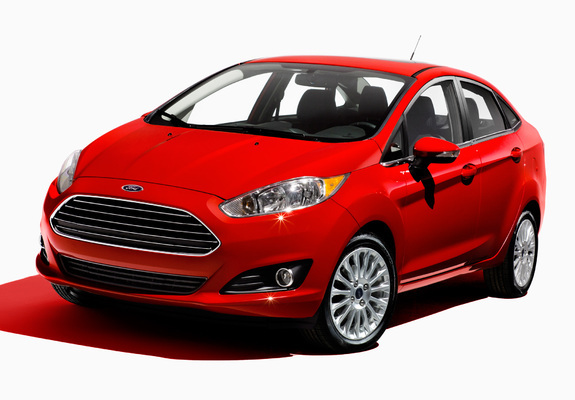 Images of Ford Fiesta Sedan US-spec 2013