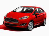 Images of Ford Fiesta Sedan US-spec 2013