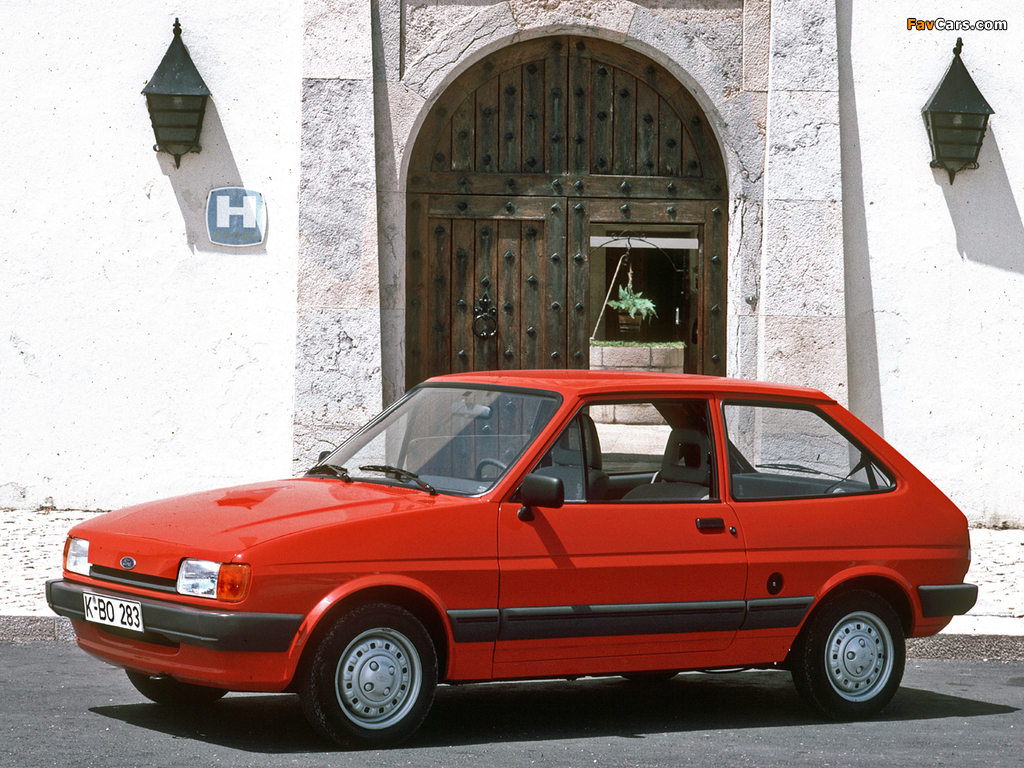 Photos of Ford Fiesta 1983–89 (1024 x 768)