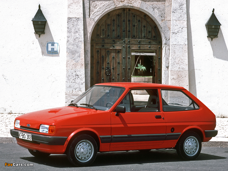 Photos of Ford Fiesta 1983–89 (800 x 600)