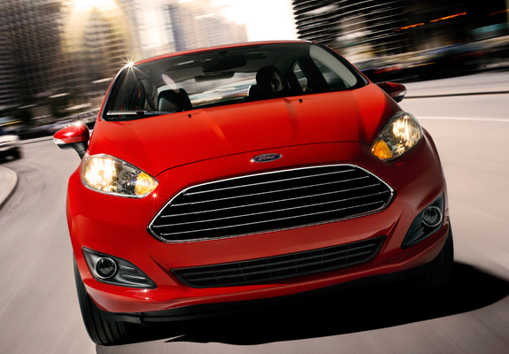 Photos of Ford Fiesta Sedan US-spec 2013