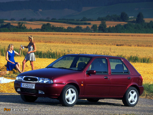 Pictures of Ford Fiesta 5-door 1995–99 (640 x 480)