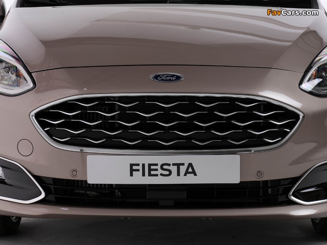 Pictures of Ford Vignale Fiesta 5-door 2017 (640 x 480)