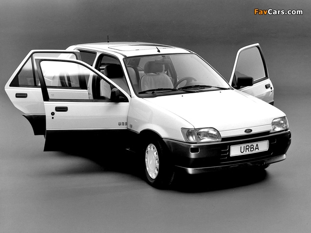 Ford Fiesta Urba Concept 1989 wallpapers (640 x 480)